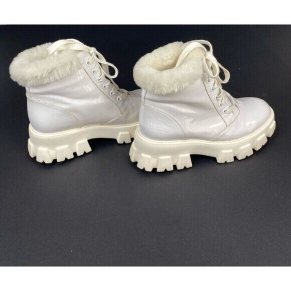 Women's brooke boot Cloud Nine with sheepskin in white size 8 style CNS 174 - Picture 14 of 15
